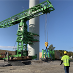 Wind turbine manufacturer Vestas invests in Swedish crane technology for 200 metre-plus lifting