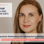 EGEC Webinar – Geothermal as the missing piece to prevent future crises – 14 March, 2022