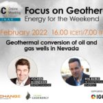 Webinar – Geothermal conversion of oil and gas wells in Nevada, Feb 11, 2022