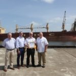 Enviva commemorates first shipment from the Port of Pascagoula
