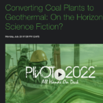 Experts optimistic about converting coal plants to production of clean geothermal energy