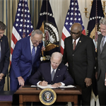 President Biden signs wind-boosting US climate bill into law