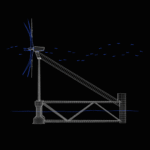 Downwind configuration for floating offshore wind turbines