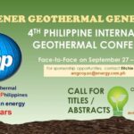 Call for abstracts – 4th Philippine International Geothermal Conference, 27-28 September