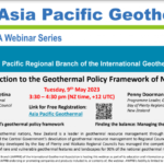 Webinar – Geothermal Policy Framework of New Zealand, 9 May 2023