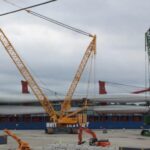 Turbine components first US utility-scale OWF