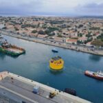 Floating substation installed at French Pilot Project site