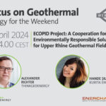 Webinar – ECOPID: Environmentally responsible solutions for Upper Rhine geothermal; 5 April 2024