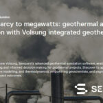 Webinar – Geothermal asset optimization with Volsung modeling, 22 May 2024