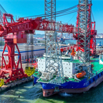 Chinese firm launches installation vessel for 26MW offshore wind turbines