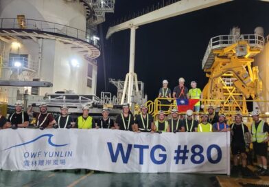 All 80 turbines installed at Yunlin OWF