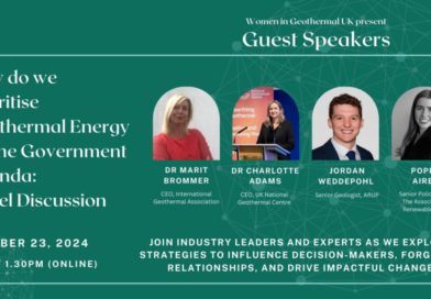 Webinar – Prioritizing geothermal in the government agenda, 23 October 2024