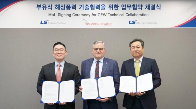 Balmoral Comtec enters agreement for Korea’s 750 MW FWP